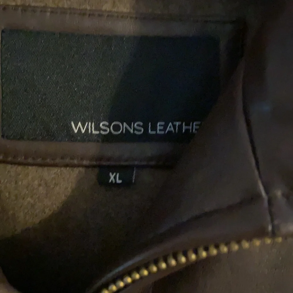 Wilsons Leather coat sz XL brown euc - Picture 2 of 8